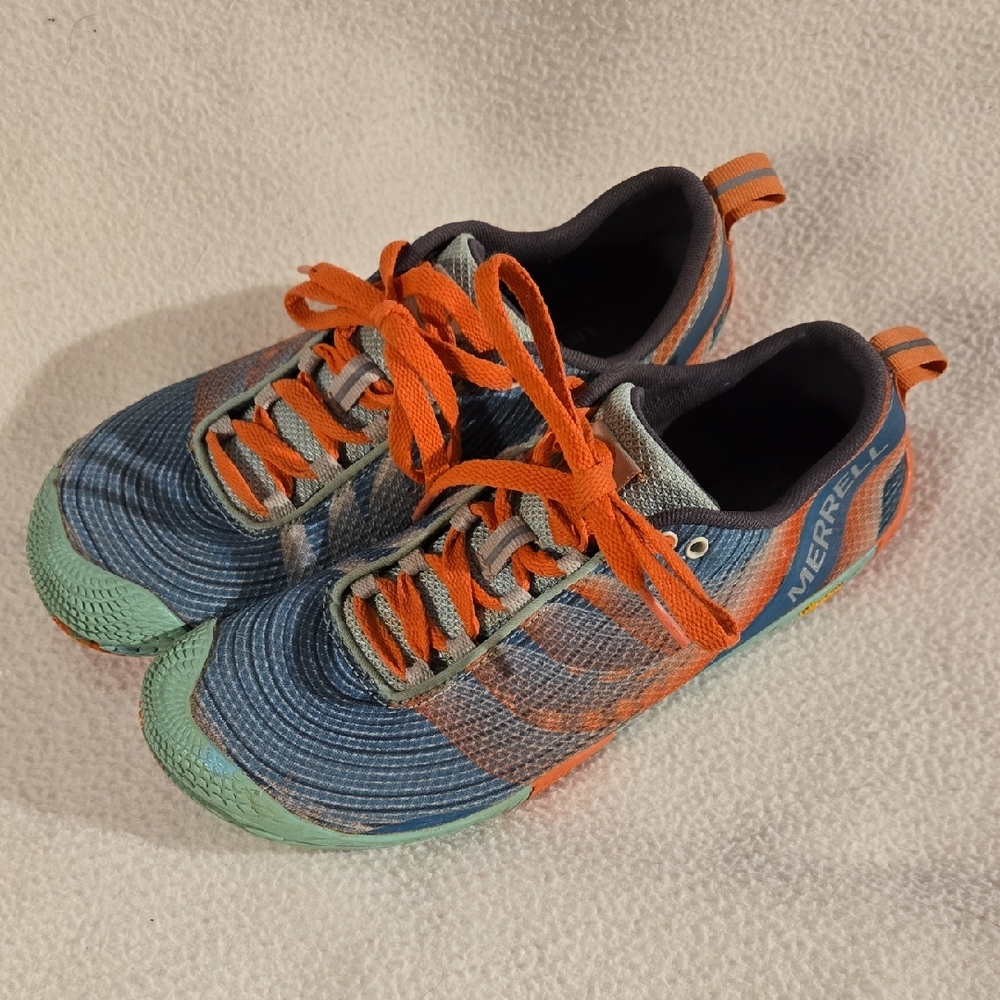 Merrell Women's Athletic Shoes in Blue and Orange